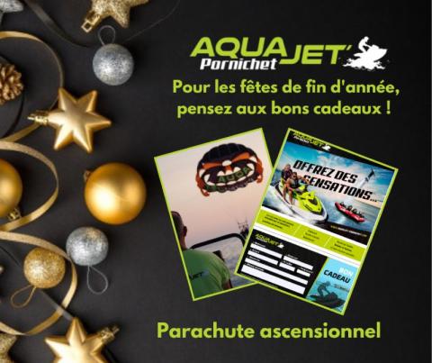 Aqua Jet Pornichet vous propose de réaliser des bons cadeaux pour l'activité Parachute Ascensionnel !