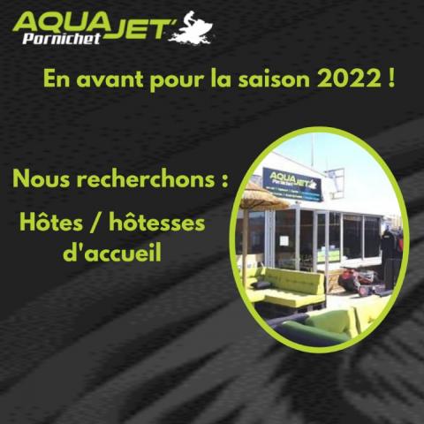 Aqua Jet Pornichet est à la recherche d'hôtes et hôtesses d'accueil !
