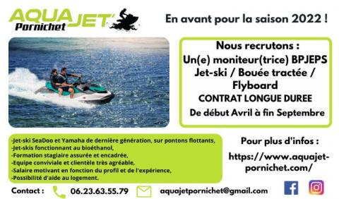 Aqua Jet Pornichet est à la recherche d'un(e) moniteur(trice) pour un contrat longue durée !