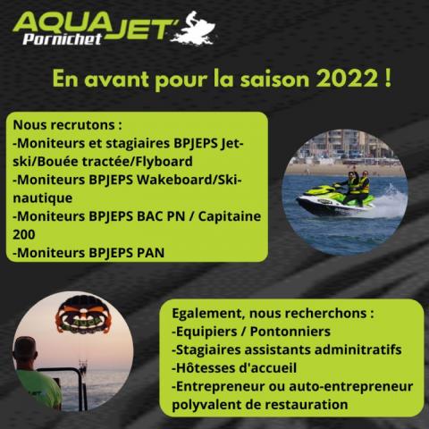 Aqua Jet Pornichet est à la recherche de son équipe pour la saison 2022 ! 
