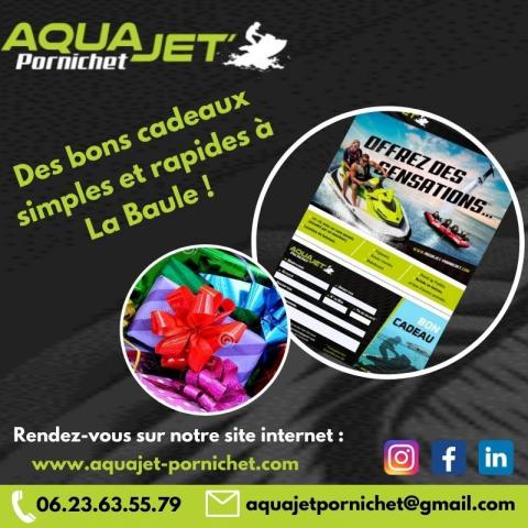 Aqua Jet Pornichet vous propose de réaliser des bons cadeaux pour des activités nautiques !