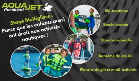 Aqua Jet Pornichet propose d'accueillir vos enfants pour une semaine d'activités nautiques ! 